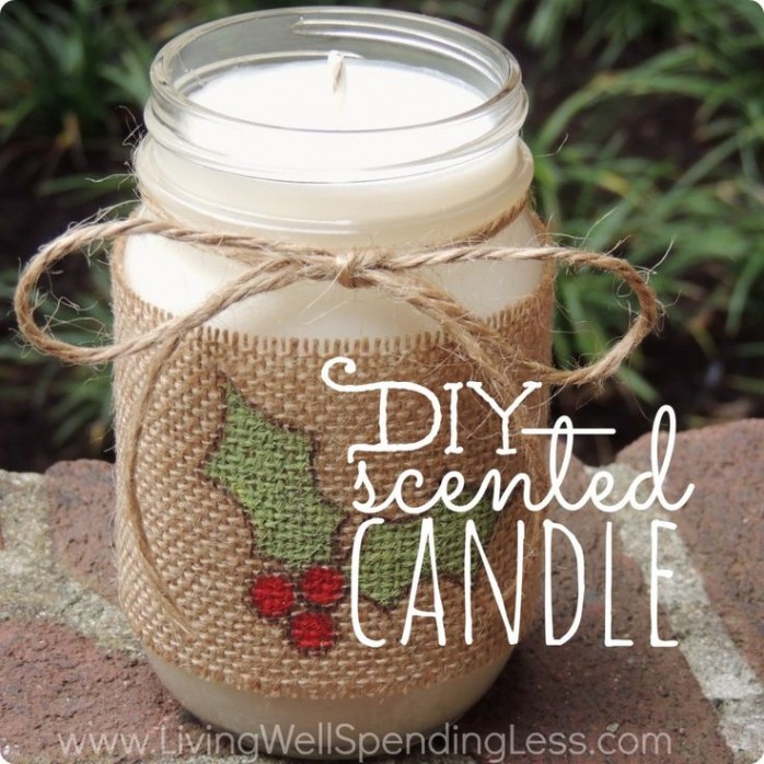 DIY Scented Candle by Living Well Spending Less