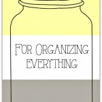 30 Mason Jar Ideas for Organizing Everything from https://yesterdayontuesday.com