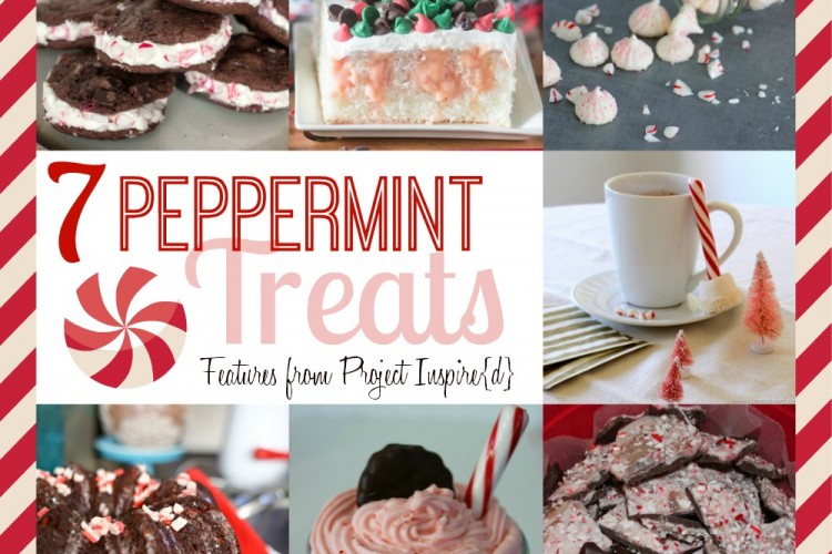 A collection of Sweet Peppermint Treats from Project Inspire{d} weekly link party