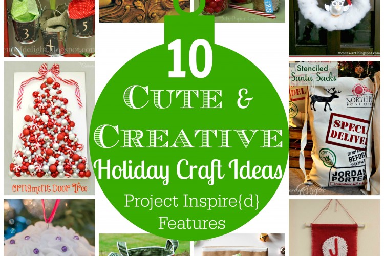 Cute and Creative Christmas ideas shared at Project Inspire{d} Link Party