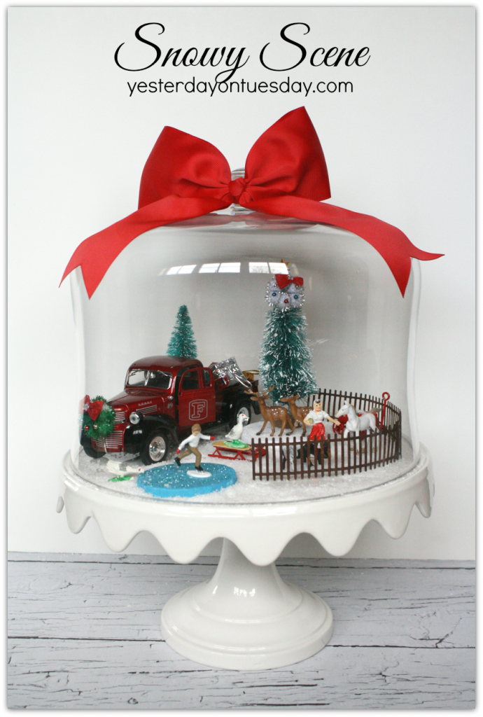 Christmas Trees on Cars Blog Hop including decor ideas, crafts and printables via Yesterday on Tuesday