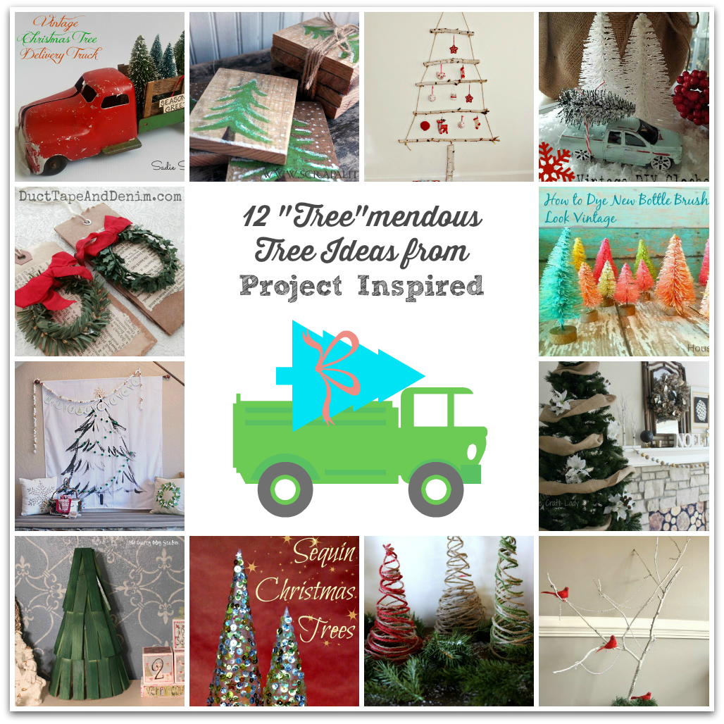 Festive Tree ideas for Christmas from Project Inspired Linky Party