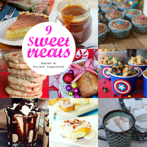 9 Delicious Sweet Treats shared at Project Inspire{d} weekly linky party