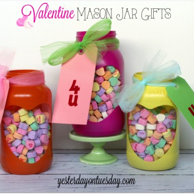 Valentine Mason Jar Gifts