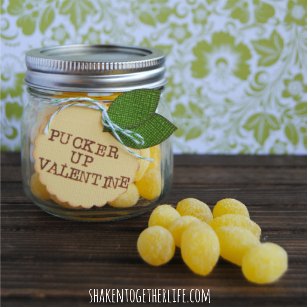 Pucker Up Valentine Lemon Drop Gift from Shaken Together Life