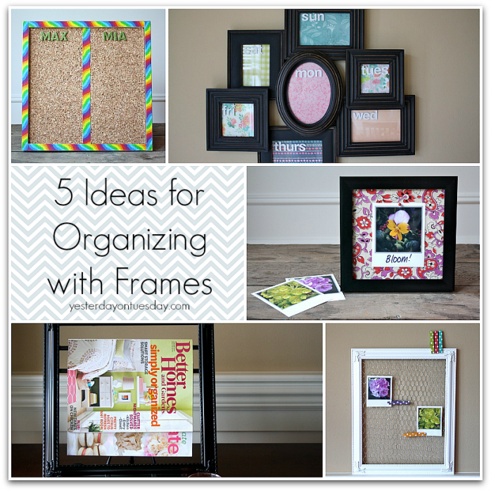 Get organized with frames #organizing