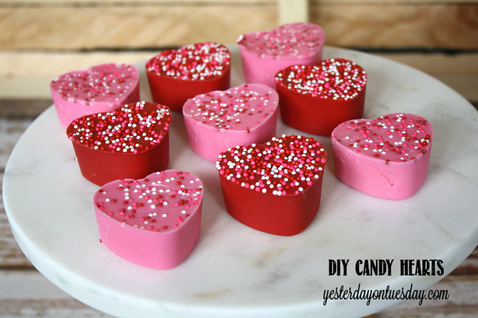 DIY Candy Hearts for Valentine's Day