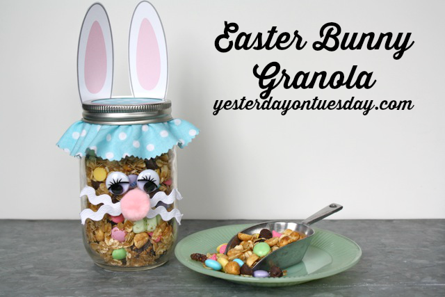 Easter Bunny Granola Treat #easter