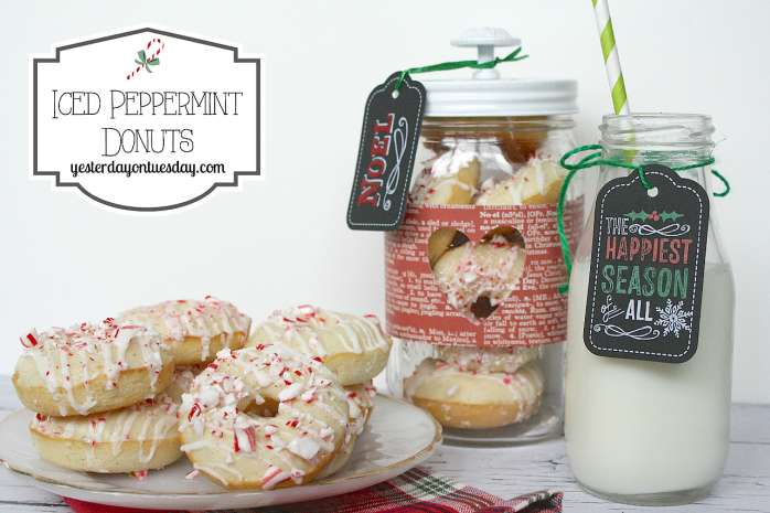 Iced Peppermint Donuts from Yesterday on Tuesday