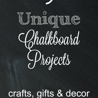 9 Unique Chalkboard Projects