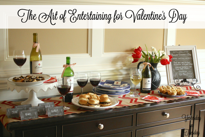 Perfect wine and food  pairings and a recipe for Valentine's Day Entertaining