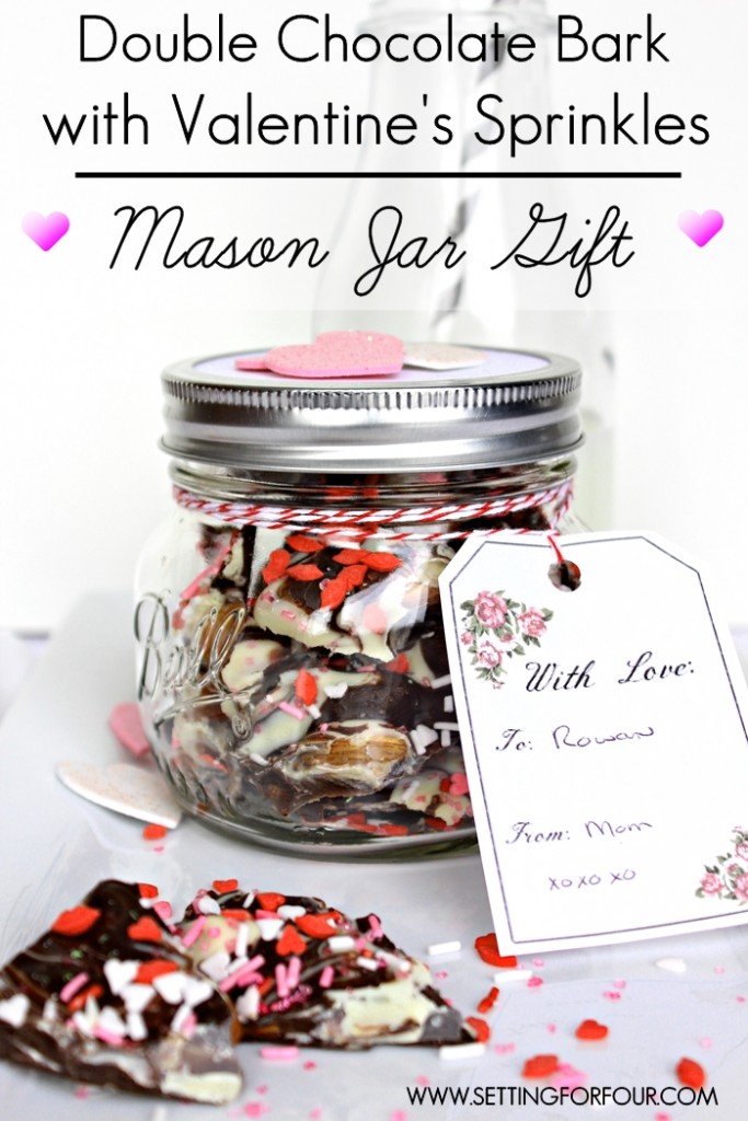 Chocolate Mason Jar Gft from Setting for Four