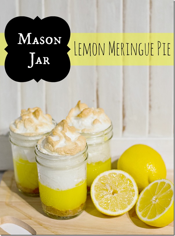 Mason Jar Lemon Meringue Pie from It All Started with Paint