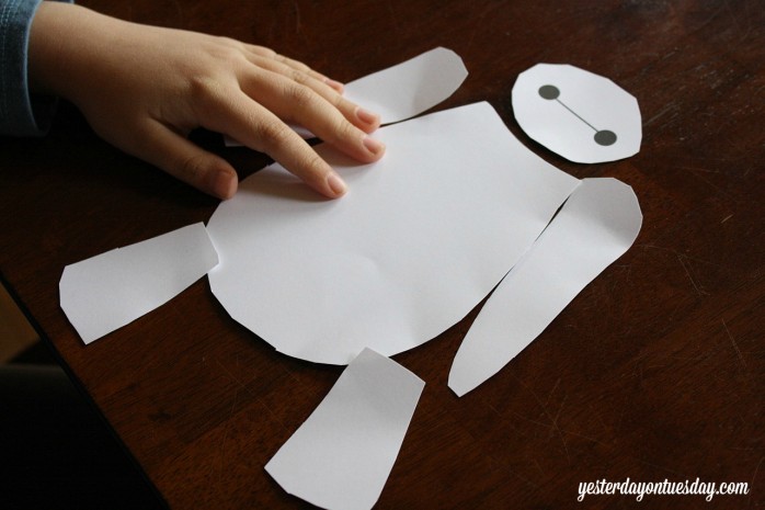 Build Your Own Baymax printable