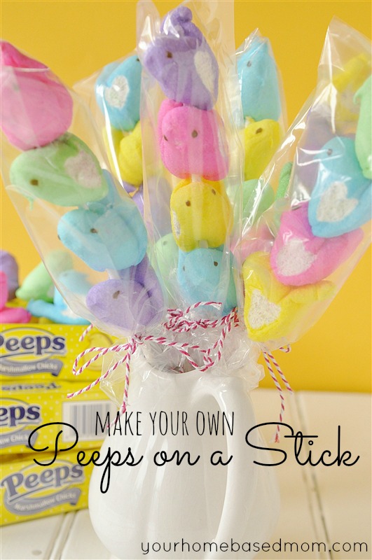 Peeps on a Stick from Your Homebased Mom