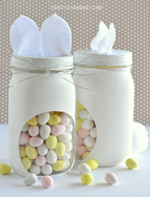 Bunny Embellished Candy Jars