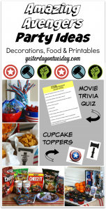 Amazing Avengers Party Ideas including decorations, food, printables and more. AvengersUnite #Ad