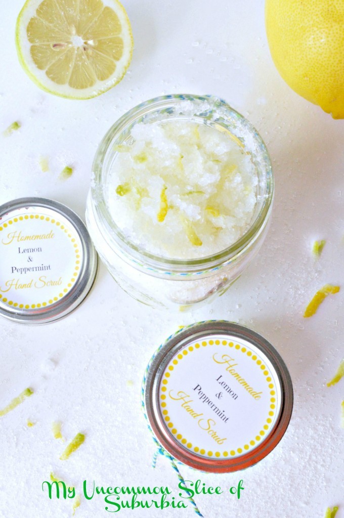 Lemon and Peppermint Hand Scrub by Uncommon Slice of Suburbia