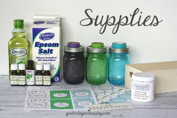 Lovely printable Mason Jar Tags and Lid Circles to coordinate with three easy and wonderful DIY scrubs that you can store in Mason Jars. Great give idea for Mom, the Grad, Teachers, Friends or Neighbors!