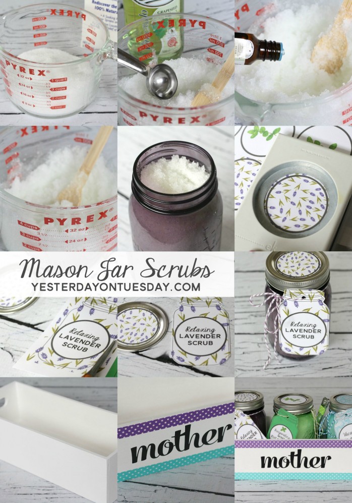 Mason Jar Scrubs Tutorial