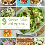 9 Summer Salad and Appetizer Ideas! Fresh summer recipes your family will love.