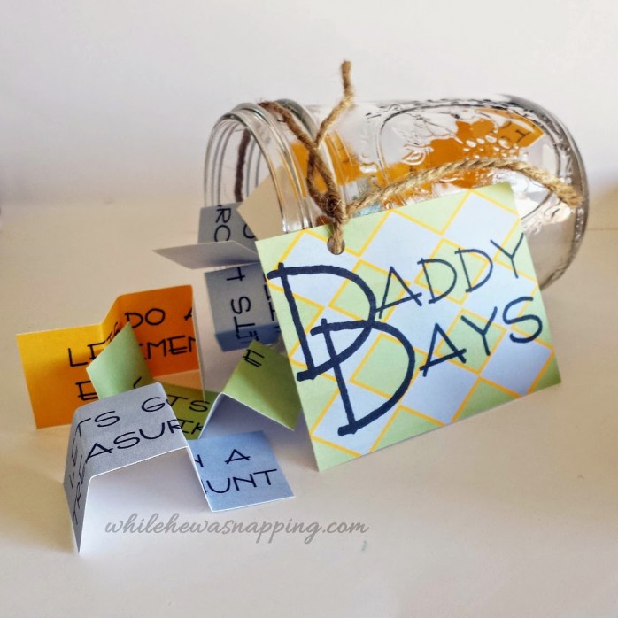 Daddy Days Activity Jar