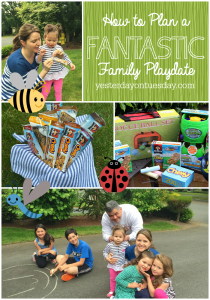 Tips on planning a Fantastic Family Playdate, a super fun summertime activity.