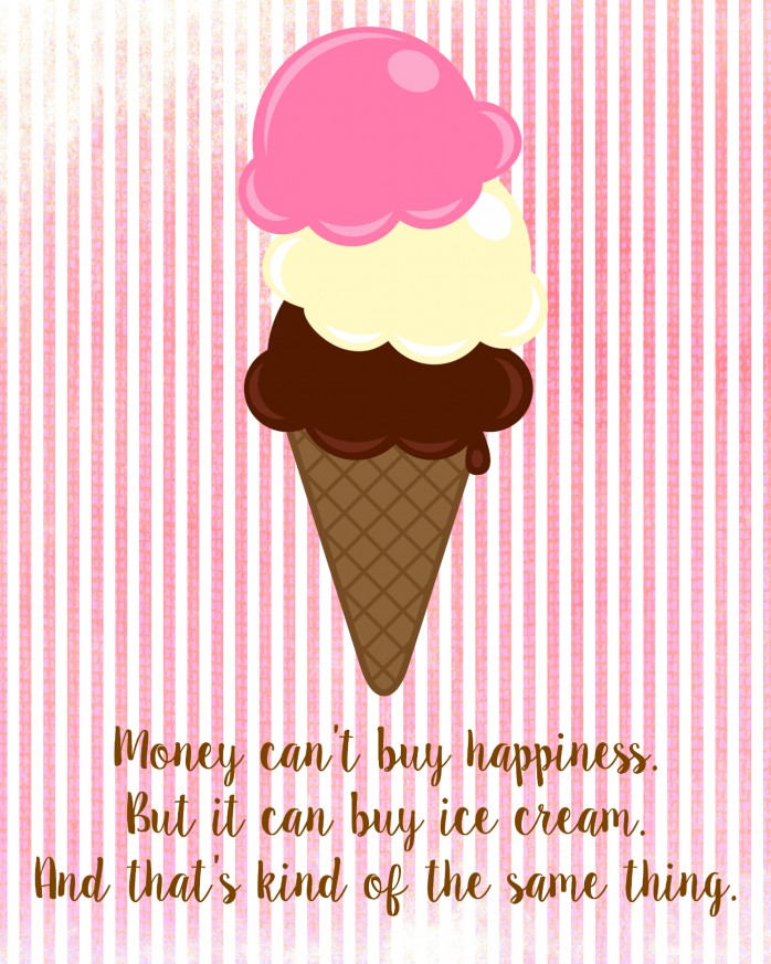 Money Can't Buy Happiness Printable