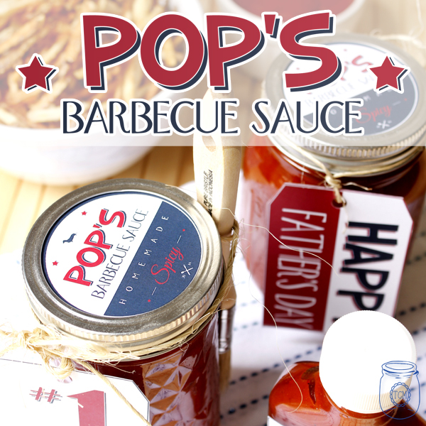 BBQ Sauce Recipe and Printable for Father's Day