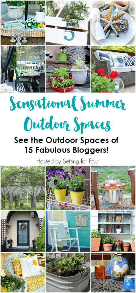 Sensational Summer Outdoor Spaces Blog Hop and Giveway, tons of great ideas to spruce up outside!