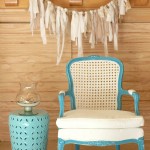 How to makeover a garage sale chair into a beautiful Beachy Chair. It's easy and the results are beautiful.