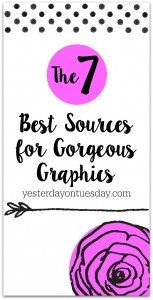 The 7 Best Sources for Gorgeous Graphics, both free and paid. A great collection of resources.