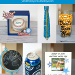 Great DIY Gifts for Dad including a Duck Tape Tie, picture frame, Best Dad in the World Globe and more.