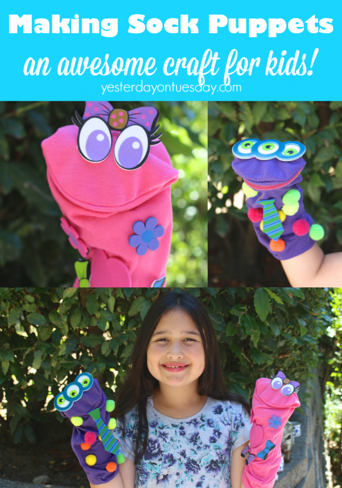How to make a sock puppet, an awesome boredom busting craft for kids!