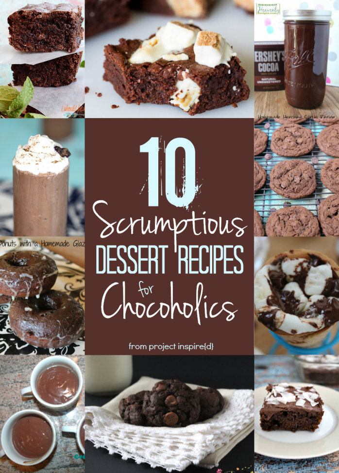 A curated collection of scrumptious chocolate One to pin: dessert recipes