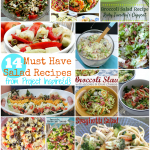 This is one to pin! A collection of must have salad recipes