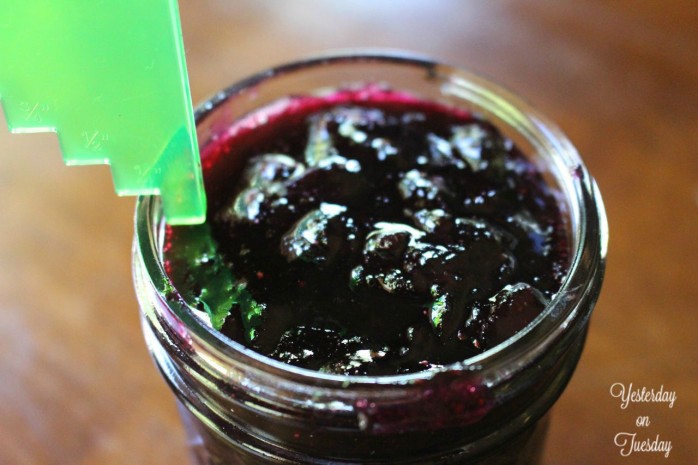 Apple-Blueberry Jam Recipe and printable tags and labels