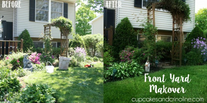 Front Yard Makeover from Cupcakes and Crinoline
