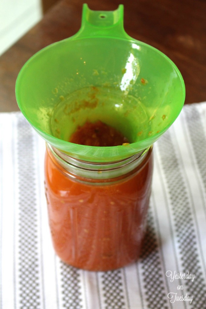 Delicious Basil-Garlic Tomato Sauce Recipe and canning tips.