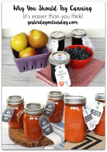 Want to give canning a try? Don't be intimidated! It's easy, economical and fun. Here are reasons why you should try canning at home.