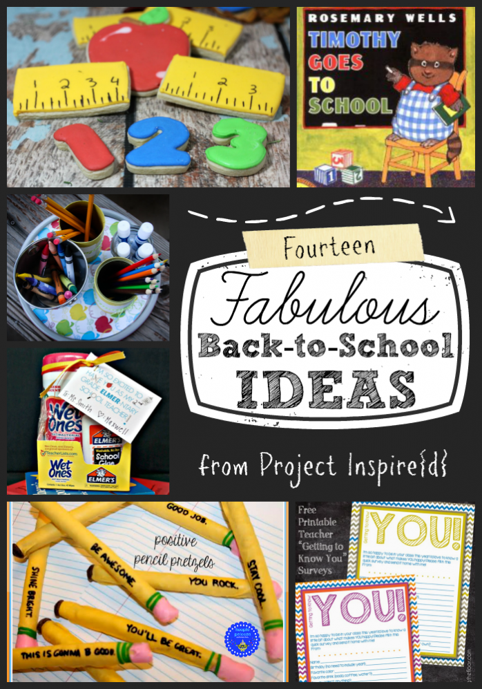 14 Fabulous Back-To-School ideas, tons of fun projects for school