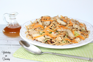 Fresh and delicious Chinese Chicken Salad Recipe and dressing