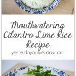 Upgrade plain rice with this delicious Cilantro Lime Rice Recipe... it's delicious!
