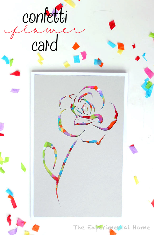 Confetti Flower Card