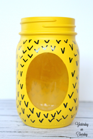 Mason Jar Pineapple | Yesterday on Tuesday