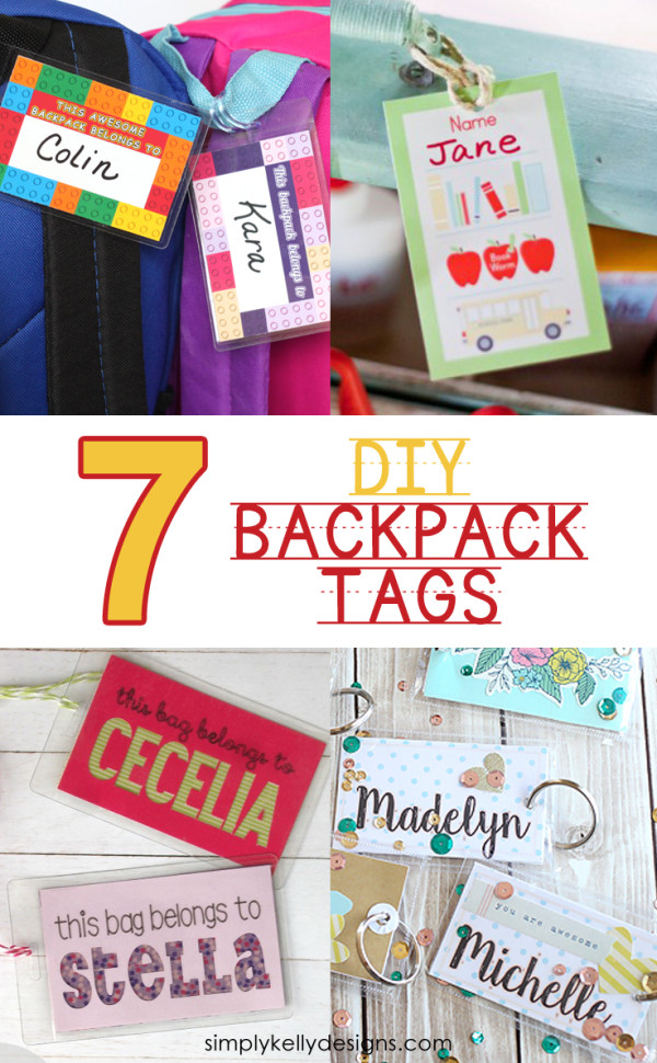 7 DIY Backpack Tags