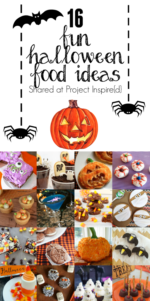 16 Fun Halloween food ideas including cookies, drinks, treats and more
