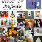 A collection of 25 Spooky Mason Jar Projects, perfect for Halloween decor, gifts and more!