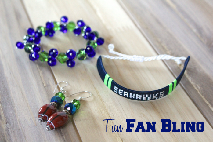 Show off some pretty bling to support your favorite team