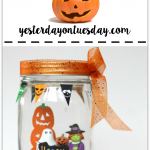 How to create a Halloween Scene in a Jar, a fun Halloween Decor Project